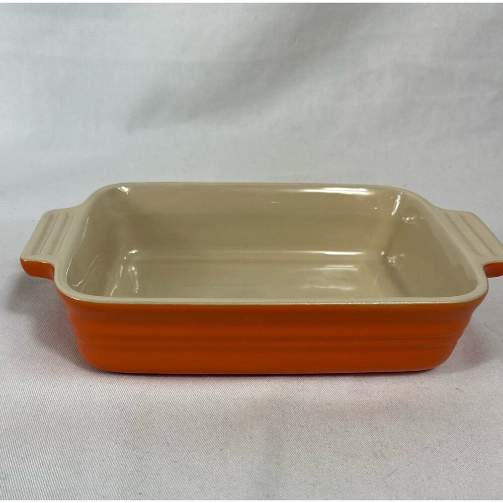 Le Creuset Heritage Stoneware Rectangular Baker Casserole Dish Flame 11-27